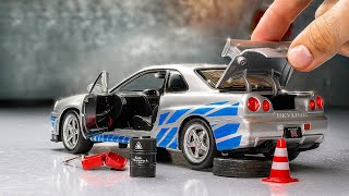 1:32 Nissan GTR R34 Skyline Paul Walker Model