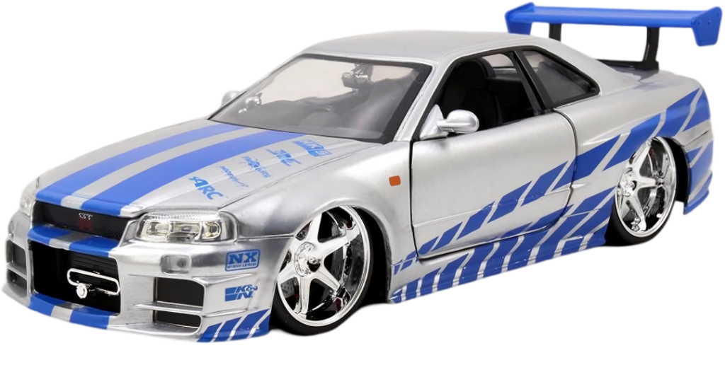1:32 Nissan GTR R34 Skyline Paul Walker Model
