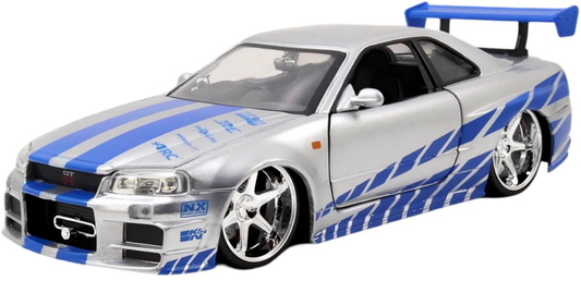 1:32 Nissan GTR R34 Skyline Paul Walker Model